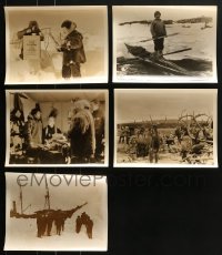 3s438 LOT OF 5 8X10 STILLS FROM ESKIMO MOVIES 1930s-1940s a variety of great images!