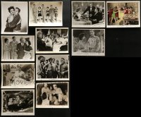 3s423 LOT OF 11 DON TAYLOR 8X10 STILLS 1950s great scenes from several of his movies!