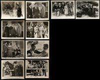 3s426 LOT OF 10 WILLIAM TANNEN 8X10 STILLS 1940s-1960s great scenes from several of his movies!
