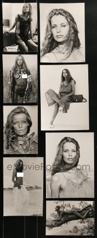 3s431 LOT OF 8 VERUSCHKA 1970S 7X10 GERMAN PUBLICITY PHOTOS 1970s the beautiful model of Blow-Up!