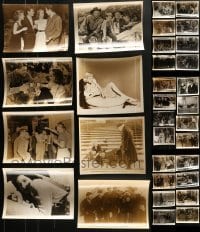 3s358 LOT OF 32 8X10 STILLS 1940s-1950s great scenes from a variety of different movies!