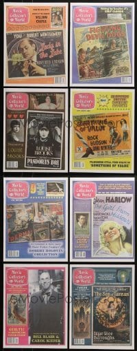 3s141 LOT OF 8 MOVIE COLLECTOR'S WORLD MAGAZINES 2012 ads of vintage movie posters for sale!