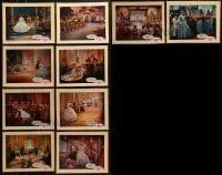 3s261 LOT OF 10 TRIMMED COLOR KING & I 8X10 STILLS MOUNTED ON BOARDS 1956 Brynner & Deborah Kerr!