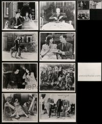 3s425 LOT OF 11 BUSTER KEATON PHOTOS 1970s great portraits & classic movie scenes!