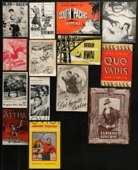 3s299 LOT OF 14 DANISH PROGRAMS 1930s-1970s different images from a variety of movies!