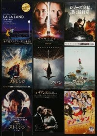 3s286 LOT OF 9 JAPANESE CHIRASHI POSTERS 2010s different images from a variety of movies!