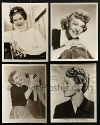 3s442 LOT OF 4 1940S 8X10 STILLS OF FEMALE PORTRAITS 1940s great images of pretty ladies!