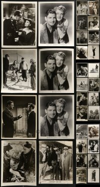 3s360 LOT OF 32 1950S 8X10 STILLS 1950s scenes & portraits from a variety of different movies!