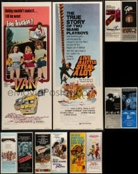 3s215 LOT OF 12 UNFOLDED INSERTS 1970s-1980s great images from a variety of different movies!