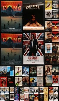 3s243 LOT OF 78 UNFOLDED MINI POSTERS 2010s great images from a variety of different movies!