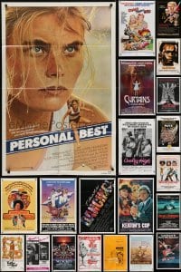3s077 LOT OF 23 FOLDED ONE-SHEETS 1970s-1980s great images from a variety of different movies!