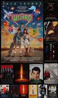 3s517 LOT OF 16 UNFOLDED MOSTLY DOUBLE-SIDED 27X40 ONE-SHEETS 1980s-2010s great movie images!