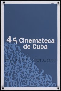 3t160 45 CINEMATECA DE CUBA silkscreen Cuban 2004 cool completely different art of many numbers!