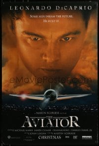 3w071 AVIATOR advance DS 1sh 2004 Martin Scorsese directed, Leonardo DiCaprio as Howard Hughes!
