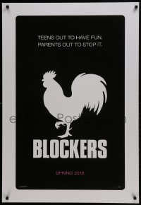 3w126 BLOCKERS teaser DS 1sh 2018 teens are out to have fun and parents are out to stop it, rooster!