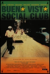 3w142 BUENA VISTA SOCIAL CLUB DS 1sh 1999 Wim Wenders, Cuban folk music, Ry Cooder!