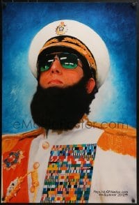 3w222 DICTATOR teaser DS 1sh 2012 wacky artwork of Sacha Baron Cohen in the title role!