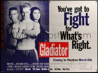3w333 GLADIATOR group of 2 advance 1shs 1992 boxers Cuba Gooding Jr. & Marshall must win or die!