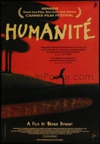 3w403 HUMANITE 1sh 1999 Bruno Dumont's L'Humanite, cool art by Lorenzo Mattotti!
