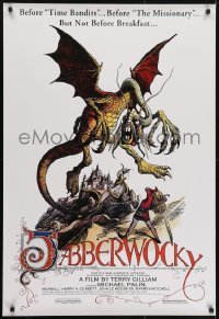 3w448 JABBERWOCKY 1sh R2001 Terry Gilliam, Monty Python, great fantasy monster art!