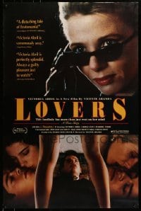 3w547 LOVERS 1sh 1992 Amantes, Victoria Abril, Spanish true story!
