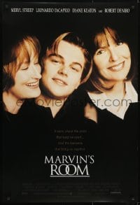 3w566 MARVIN'S ROOM DS 1sh 1996 Meryl Streep, Diane Keaton, Leonardo DiCaprio!