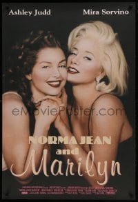 3w632 NORMA JEAN & MARILYN int'l 1sh 1996 Ashley Judd & super sexy Miro Sorvino as Monroe!