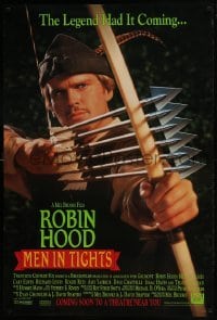 3w734 ROBIN HOOD: MEN IN TIGHTS advance 1sh 1993 Mel Brooks directed, Cary Elwes in the title role!