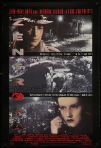 3w997 ZENTROPA foil 1sh 1992 Lars Von Trier's Europa, Jean-Marc Barr, Barbara Sukowa!