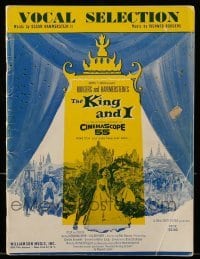 3x202 KING & I song book 1956 a vocal selection from the Rogers & Hammerstein's musical!
