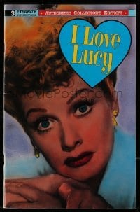 3x011 I LOVE LUCY comic book 1990 Lucille Ball, authorized collector's edition #3!