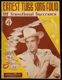 3x194 ERNEST TUBB 9x12 song book 1948 all your favorite songs of sensational successes!