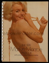 3x026 MARILYN MONROE 9x11 datebook 1974 with commentary by Norman Mailer, great sexy images!
