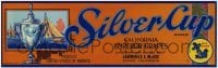 3x176 SILVER CUP 4x13 crate label 1940s California emperor grapes packed in Exeter, California!