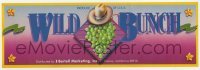 3x189 WILD BUNCH 4x12 crate label 1980s fresh grapes from Fresno, California!