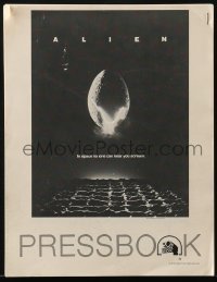 3x539 ALIEN pressbook 1979 Ridley Scott outer space sci-fi monster classic, cool egg image!