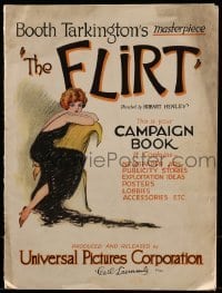 3x651 FLIRT pressbook 1922 Booth Tarkington's Masterpiece, great art of Lydia Knott, rare!