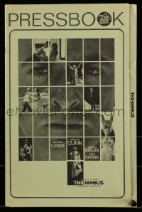 3x759 MAGUS pressbook 1968 Michael Caine, Anthony Quinn, Candice Bergen, Anna Karina, the game is life!