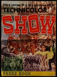 3x886 SHOW BOAT pressbook cover 1951 Kathryn Grayson, Ava Gardner, Howard Keel, Joe E. Brown!