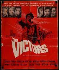 3x965 VICTORS pressbook 1964 Vince Edwards, Albert Finney, George Hamilton, Melina Mercouri