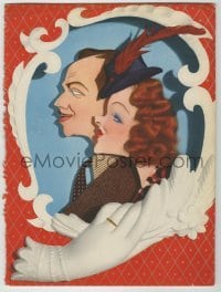 3x121 THIRD FINGER LEFT HAND trade ad 1940 Kapralik art of newlyweds Myrna Loy & Melvyn Douglas!
