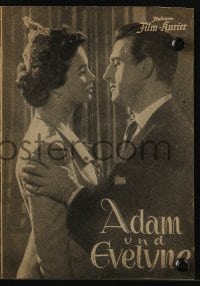 3x340 ADAM & EVALYN Austrian program 1950 different images of Stewart Granger & sexy Jean Simmons!