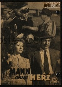 3x341 ADVENTURE Austrian program 1949 Clark Gable, Greer Garson & Joan Blondell, different!