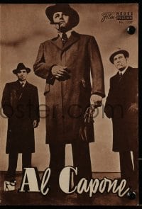 3x342 AL CAPONE Austrian program 1959 different images of Rod Steiger as most notorious gangster!