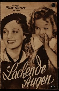 3x357 BRIGHT EYES Austrian program 1935 different images of cute Shirley Temple, Dunn & Allen!