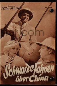 3x369 CHINA SEAS Austrian program 1936 different images of Clark Gable & sexy Jean Harlow!