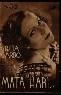 3x424 MATA HARI Austrian program 1932 Greta Garbo, Ramon Novarro, Lionel Barrymore, different!
