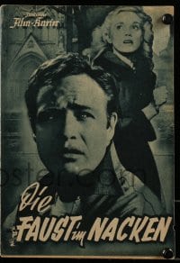 3x435 ON THE WATERFRONT Austrian program 1955 directed by Elia Kazan, Marlon Brando, different!
