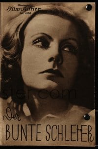 3x439 PAINTED VEIL Austrian program 1935 Greta Garbo, Herbert Marshall, George Brent, different!
