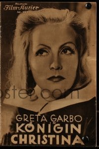 3x448 QUEEN CHRISTINA Austrian program 1934 completely different images of glamorous Greta Garbo!